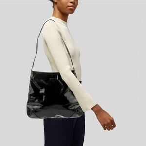 GUCCI Patent Leather Black Shoulder Bag